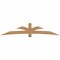 Ekena Millwork Davenport Timber Gable Bracket, Western Red Cedar, 108"W x 22"H x 3 1/2"D x 5 1/2"F, 5/12 Pitch GBW108X22X0406DAV00SWR - alternate 1